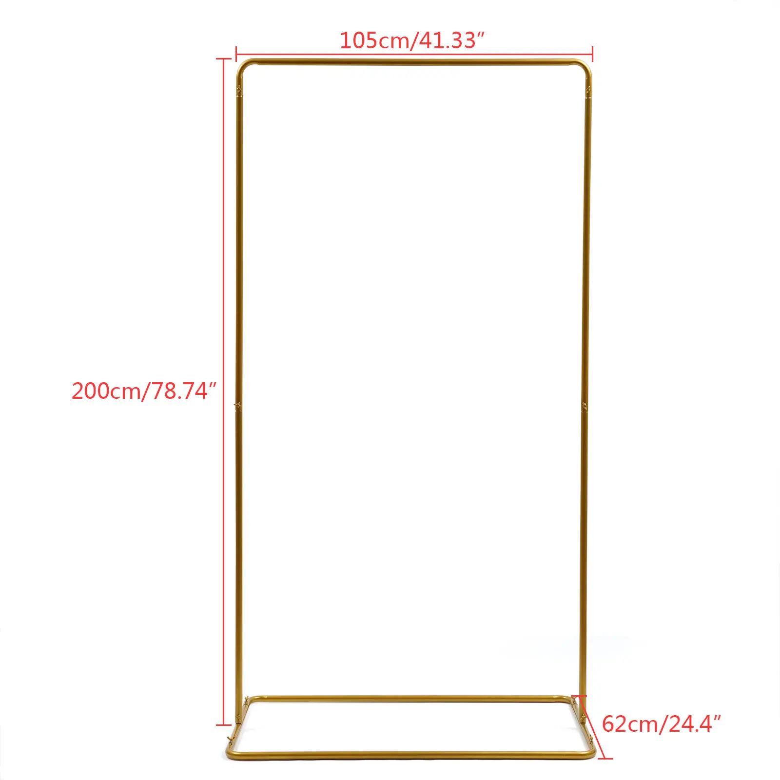 Square Metal Frame Wedding Arch Rack Party Flower Balloons Backdrop Stand Decor