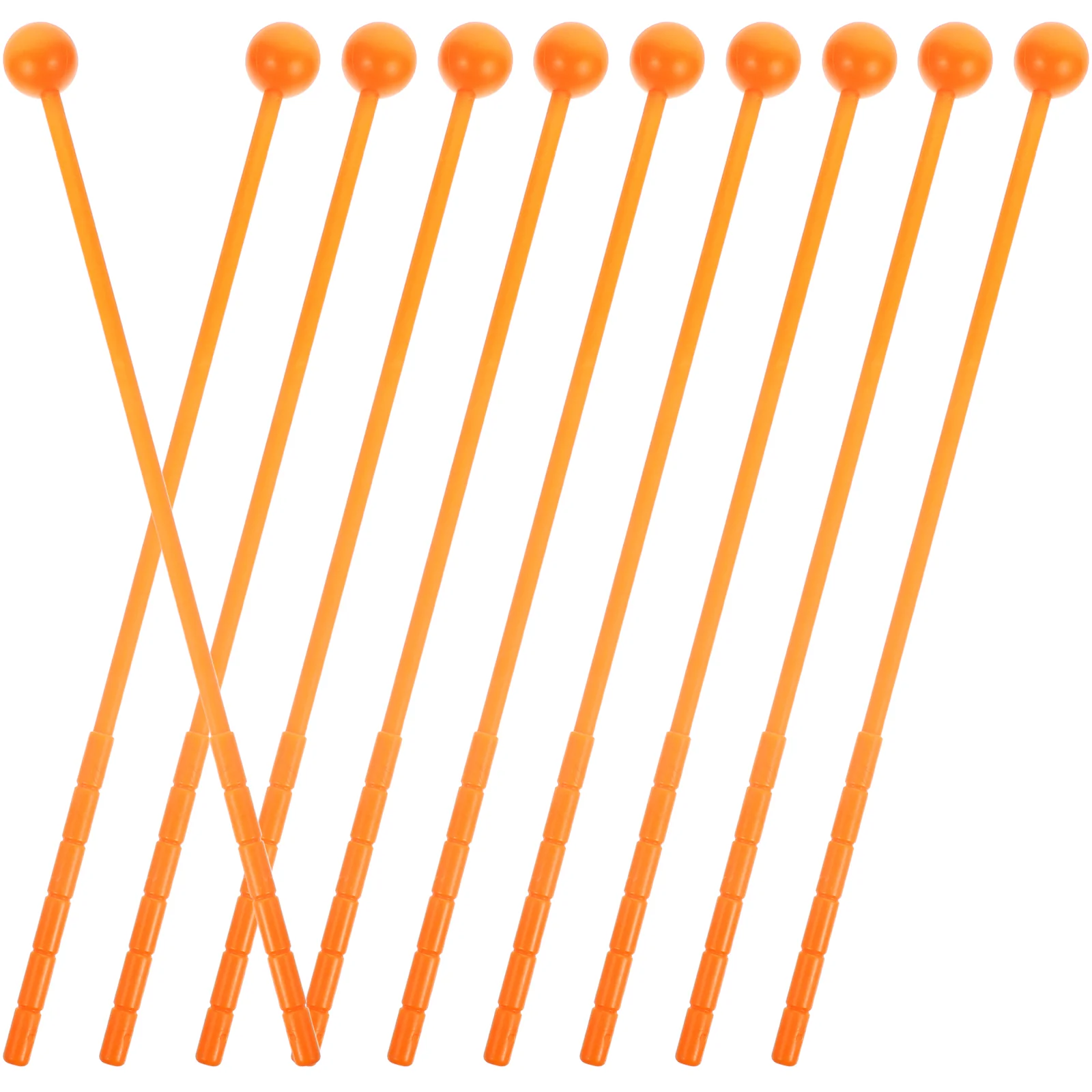 

10pcs Drumsticks Kids Drum Sticks Kids Adults Musical Instrument Percussion Accessories ( Yellow )