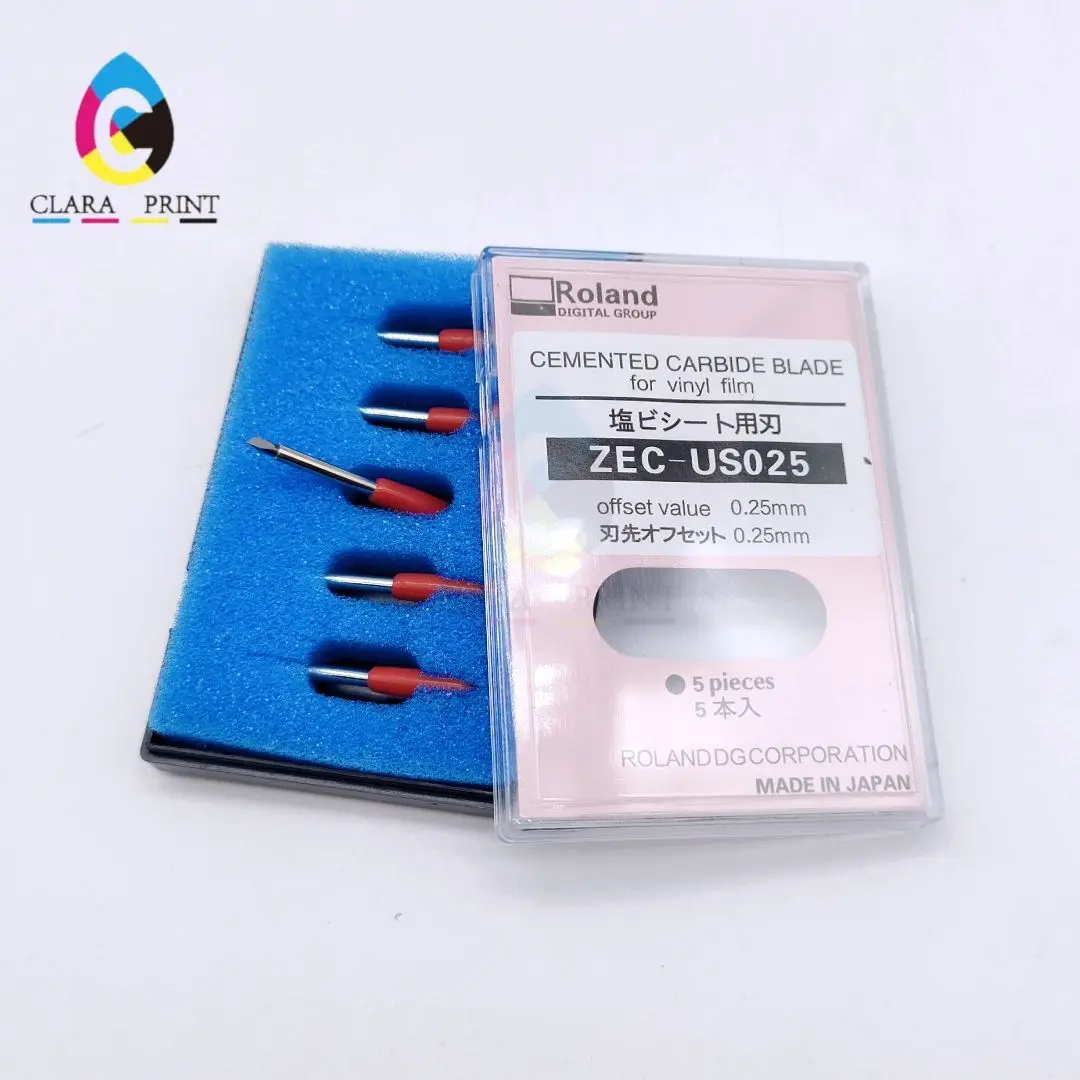 롤랜드 VP540 VP300 VS640 VS540 프린터용 호환 5PCS ZEC-US025 45도 커팅 블레이드
