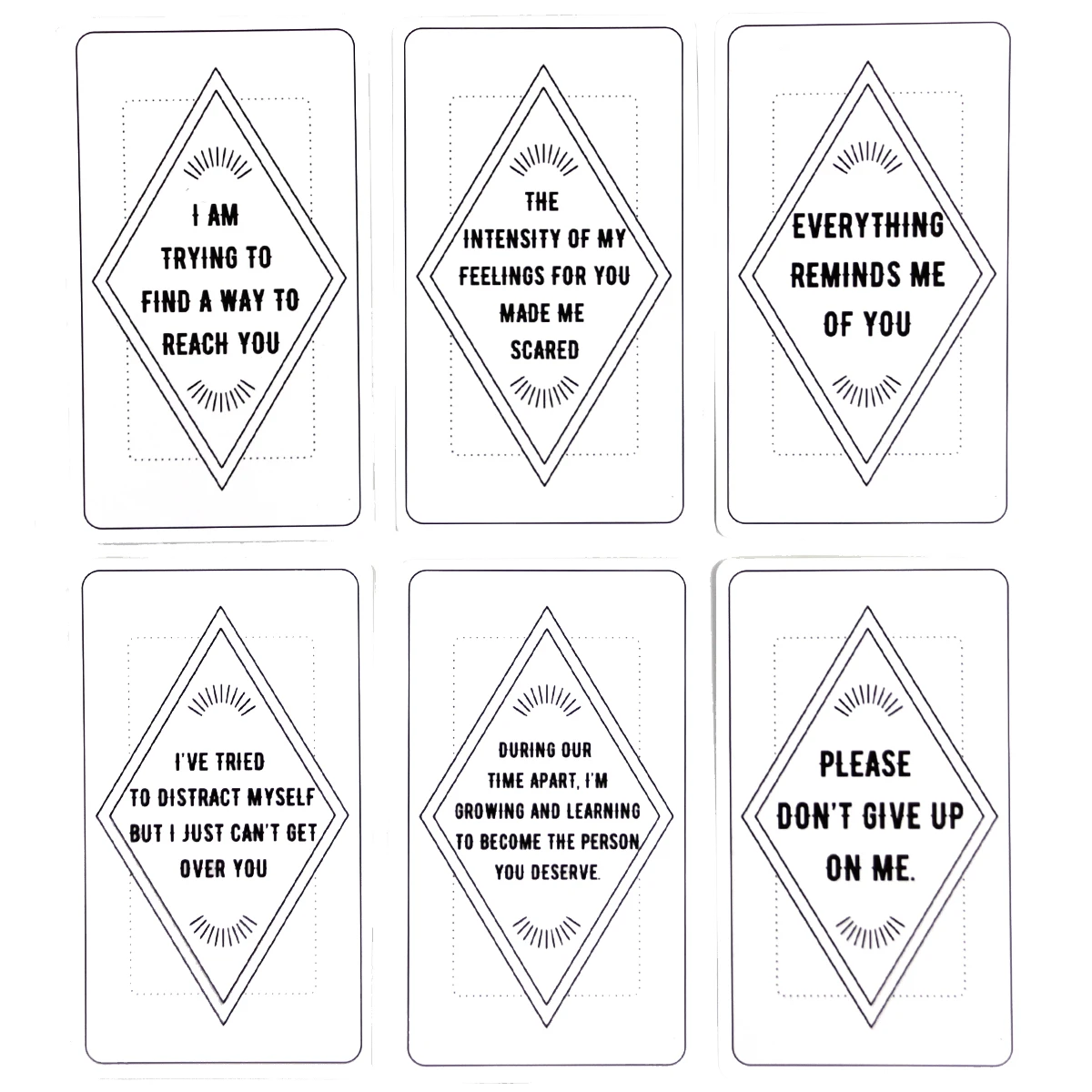 Twin Flames Message Oracle Cards  For Family Party High Quality Fortune Telling Divination Tarot Cards Deck Game 5