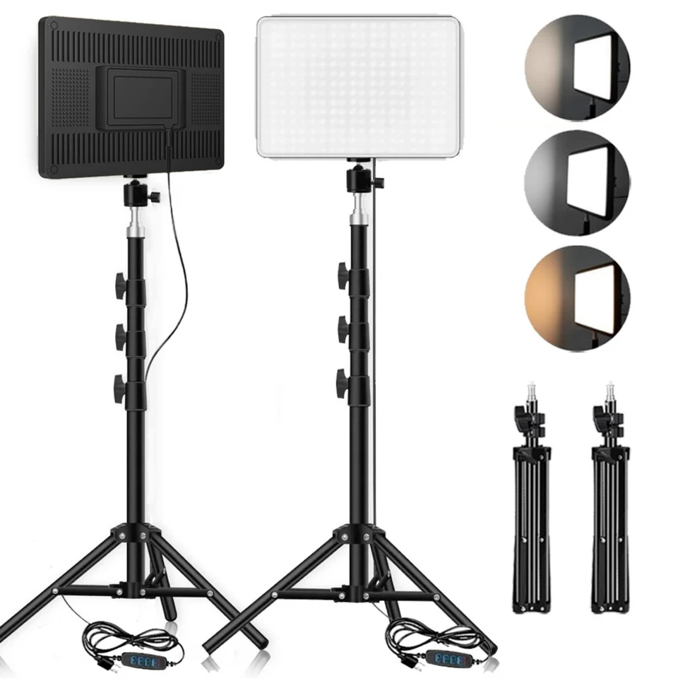 LED Video Conference Photography Lighting Kit