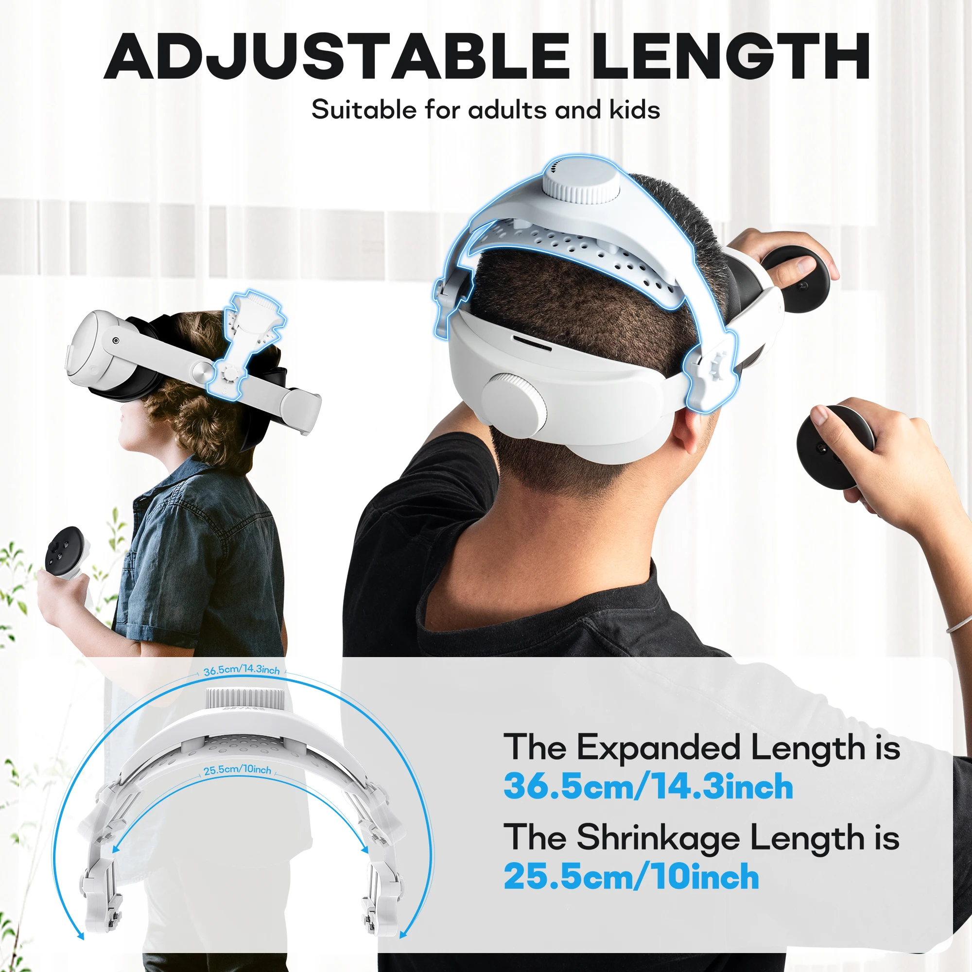 Ergonomic Comfort Headband for VR Glasses