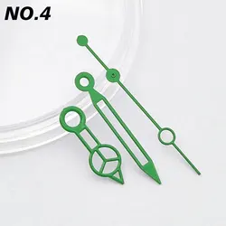 Premium Hollowed Watch Hands for Precision Movement Replacement (Green)