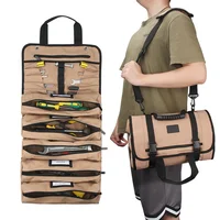 Multi-Purpose Tool Bag High Quality Professional Multi Pocket Hardware Tools Pouch Roll UP Portable Small Tools Organizer Bag 1