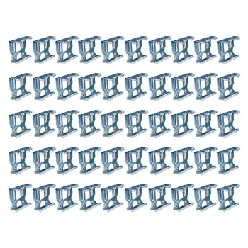 태양 전지 패널 프레임용 완전 자동 배수 클립, 알루미늄 디플렉터 포함, 50 개 팩