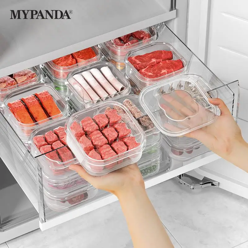 

Sealed Plastic Preservation Box Refrigerator Storage Box Special Refrigerated and Sealed Food Storage Box for Microwave Ovens