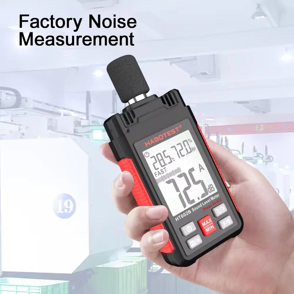 Digital Sound Level Meter Handheld DB Meter Sonometro Audio Level Meter Decibelimetro 30-130dB Decibel Portable Noise Meter 2