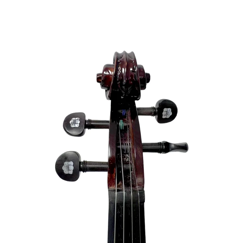 Strad style SONG master bird's eye maple wood 4/4 violin,carving ribs and neck inlay nice shell,sound clear and melodious
