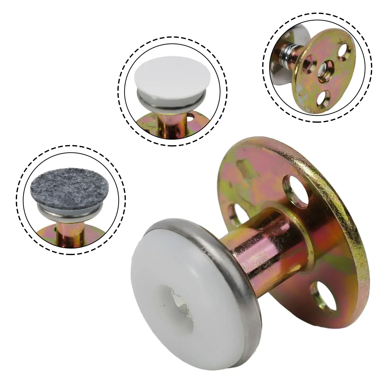 Headboard Stoppers Bed Frame Wall Stabilizer 30-120mm Adjustable Anti-Shake Tool Hardware Fasteners Home Fixed Tool