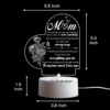 To My Mom NEW  Led Night Light For Home Room Decoration Nightlight Birthday Party Decor Gift Kids 4