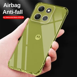 Transparent TPU Soft Cover, Clear Shockproof Case for Smartphone Protection (Transparent)