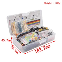 Electronic Components Kit Pack Starter DIY Project For Arduino R3 Common Capacitors Resistors Capacitors 830-well Breadboard - Image 2
