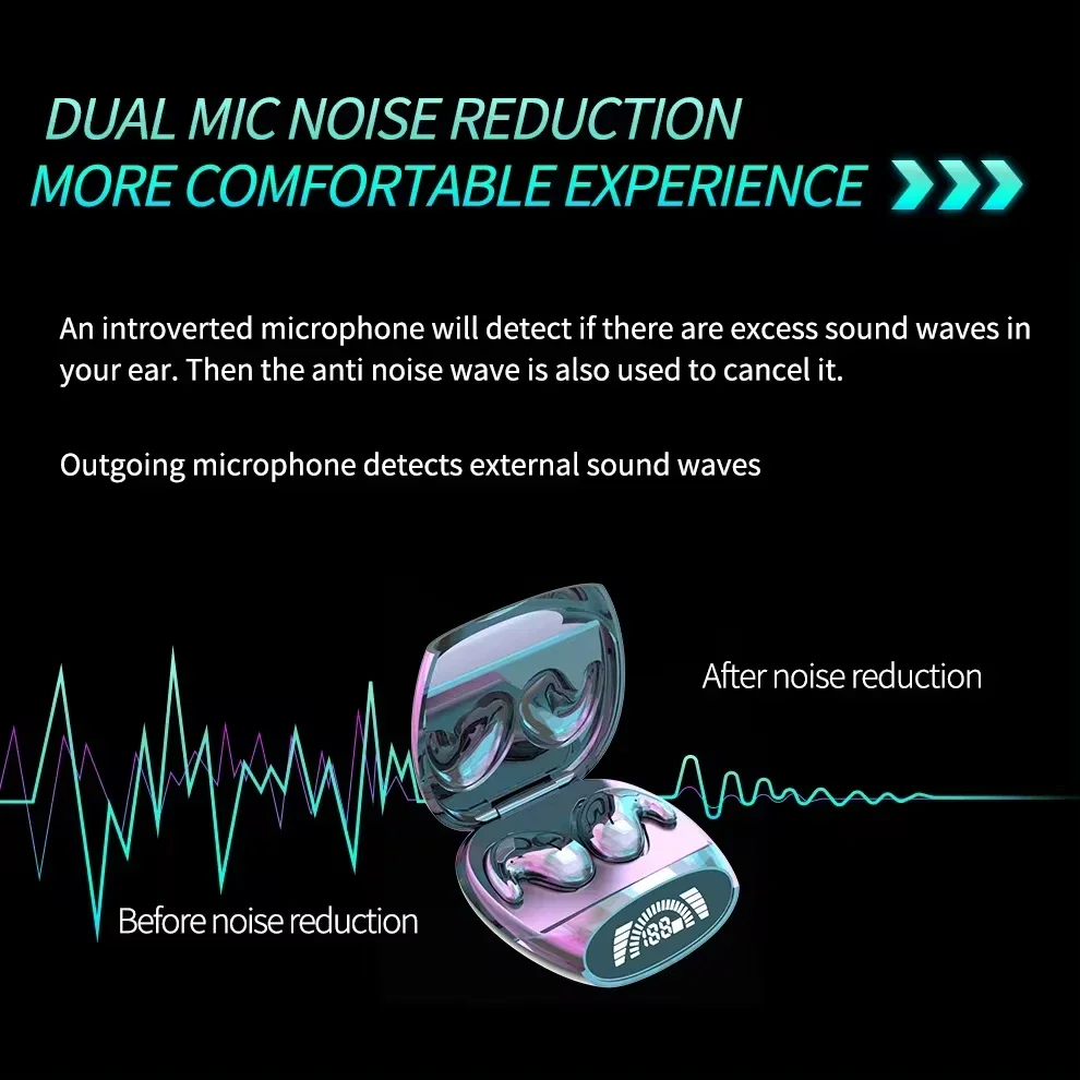Xiaomi Wireless Sports Bluetooth Headset TWS Binaural Invisible Sleep In-Ear Mini Noise Canceling Painless Talking Headset 6