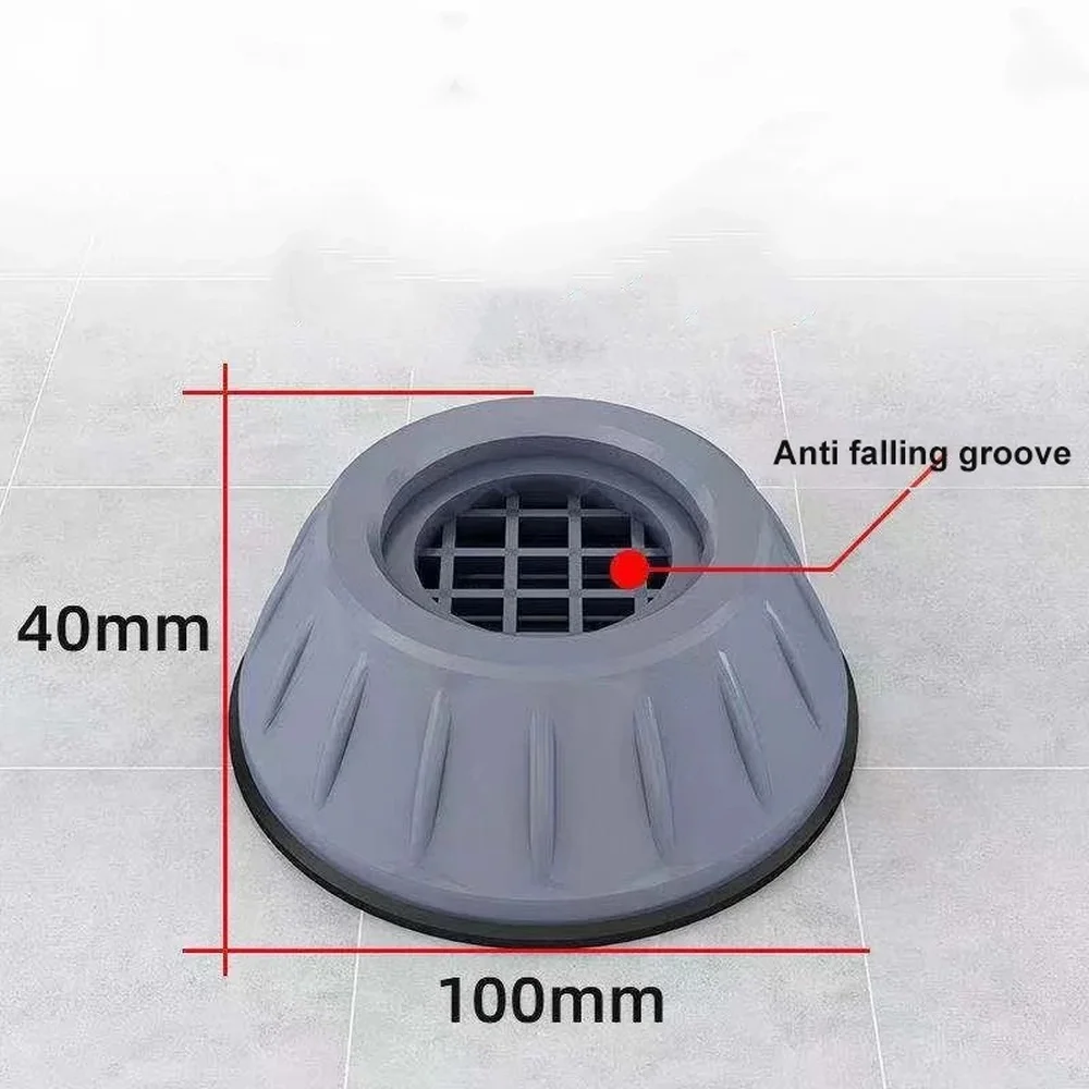 Washing Machine Anti Vibration Feet Pads Rubber Legs Slipstop Silent Skid Raiser Mat Support Dampers Stand Furniture 4Pcs