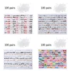 100Pairs Flower Women'S Earrings Set Assorted Styles Polymer Clay Earrings Lot for Kids Fashion Jewelry Gift 4