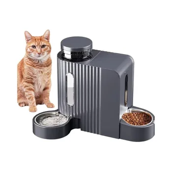 Mangiatoia automatica per gatti e bevitore per cani, ciotola universale per animali domestici