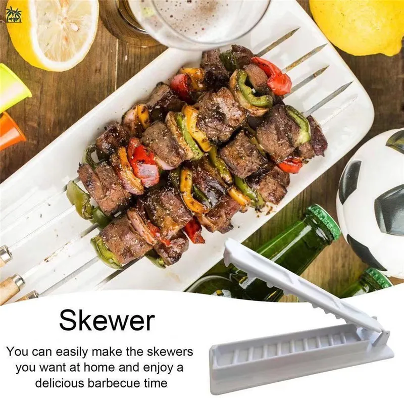 Portable BBQ Grilling Basket Stainless Steel Nonstick Barbecue Grill Basket Tools Grill Mesh for Meat Hamburger Barbecue Tools