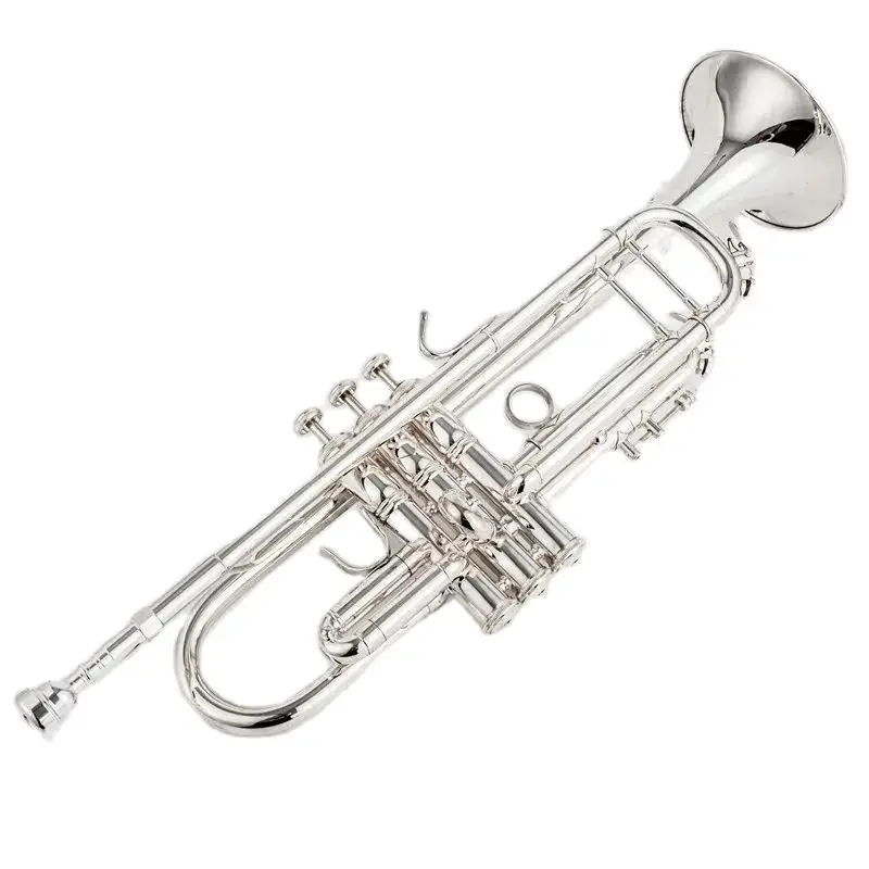 

Stradivarius 190s-37 50th Anniversary Silver Trumpet Pipe Flat Instrument Brass Strudents