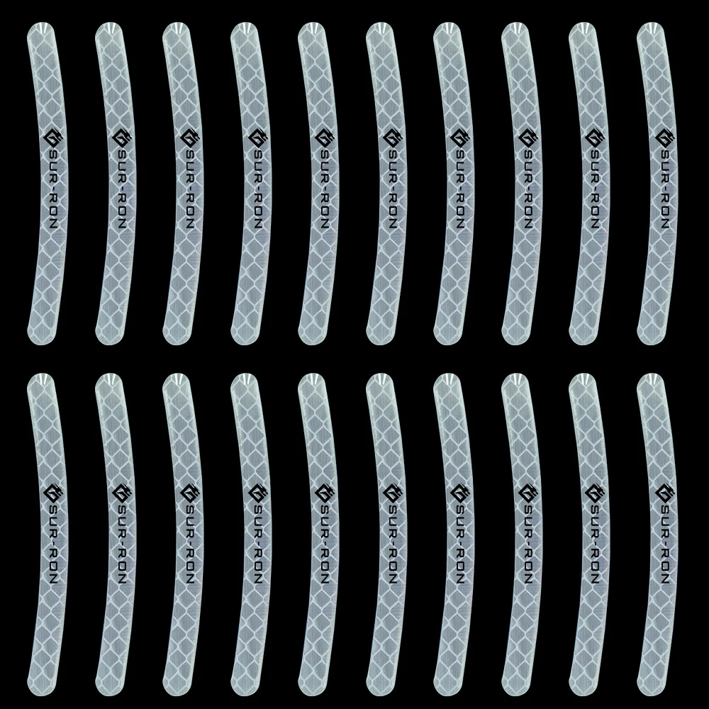 서론 라이트 비 라이트비 x 전기 오프로드 반사 오토바이 스티커, 휠 허브 자동차 액세서리, 20 개