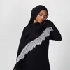 106200-c81218.jpg Hijab Ramadan en Rayonne, Coton et Modal, avec bordure en dentelle, Turban respirant, Châle uni en coton, Foulard pour femmes