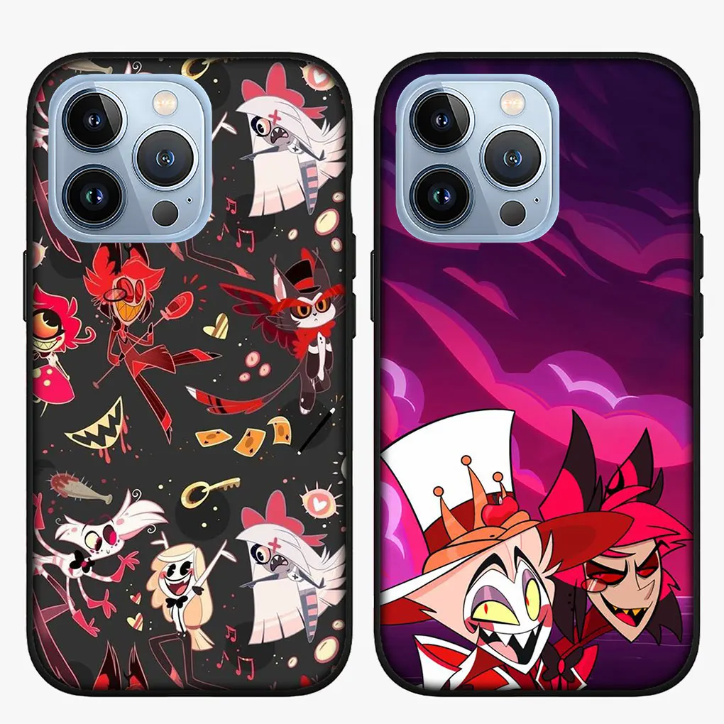 Hazbin Hotel - Custodia Per IPhone 16 Plus A Portafoglio Con Niffty - Cover Protettiva In Policarbonato E TPU - Merch Ufficiale Serie Amazon - 2
