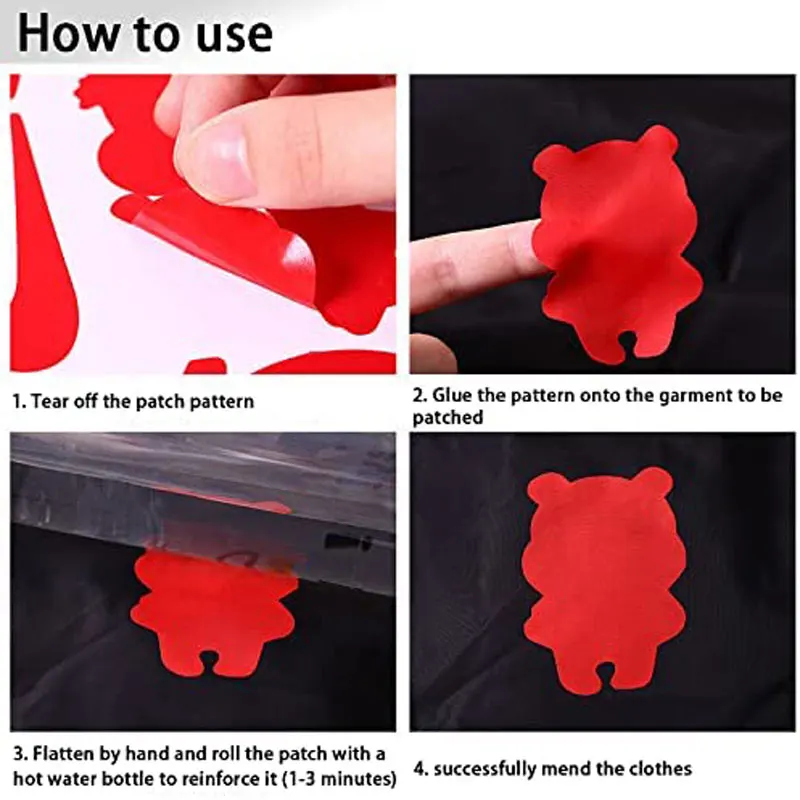 8 Pack Self-Adhesive Nylon Repair Patches - Waterproof For Clothes, Tents, Bags (Multi-Colors)