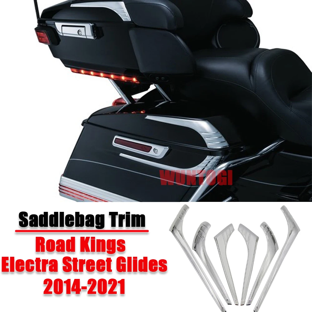 Road Kings Accessories Tri Line Saddlebag Hinge Cover For Road Kings