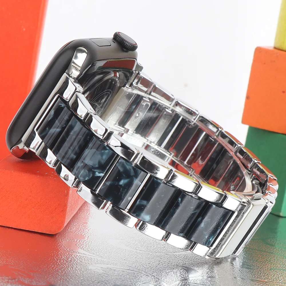 Dual-Tone Adjustable Band for Smartwatch - Unisex Strap Bracelet