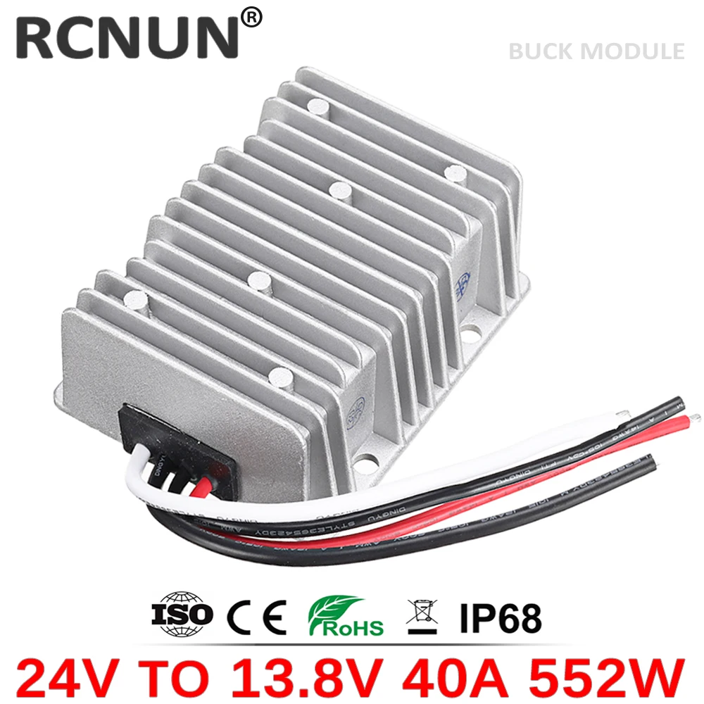 Waterproof DC/DC Buck Transformer Power Supply Cllena DC 48V Step Down to 24V 30A 720W Voltage Reducer Converter 