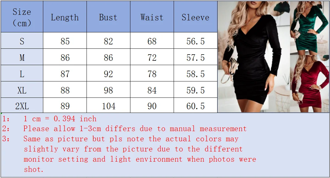 Lady Bodycon Solid Color Velvet Dress Women V-Neck Long Sleeved Mini Dress Autumn Winter New Year Party Luxury Dress Sd27a07364a784e23ae1aa210a50c25c14