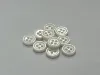 Free shipping 4 holes shell button 2mm thickness  mother of pearl button for garment button cheap price white  can dyeing 2