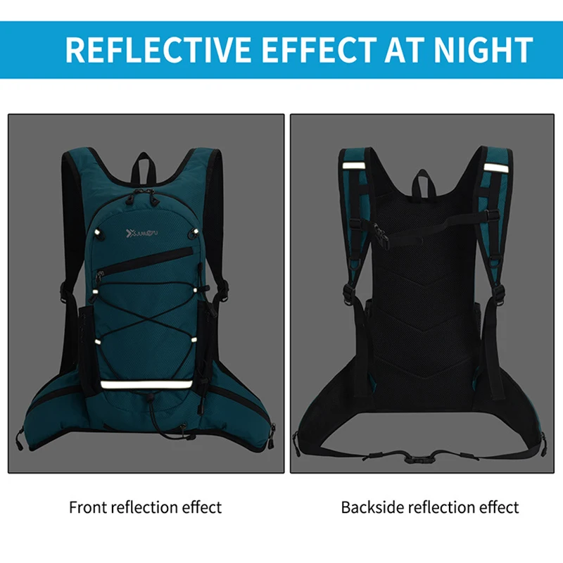 Trail Running Backpack Outdoor Sports Bags Cycling Camping Hydration Vest Marathon Bicycle Gym For 1.5/2L Water Bag