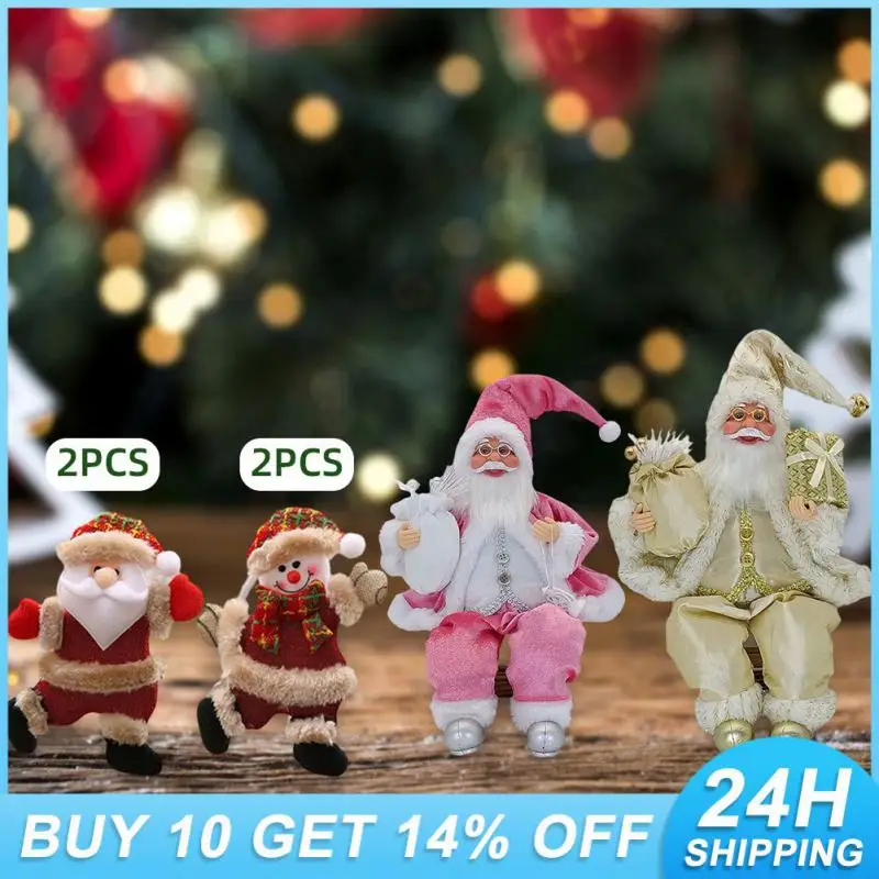 

Санта-Клаус, украшения, легко носить с собой, богатый и красочный Рождественский подарок, рождественские украшения, комфортное ощущение, игривая кукла, кулон