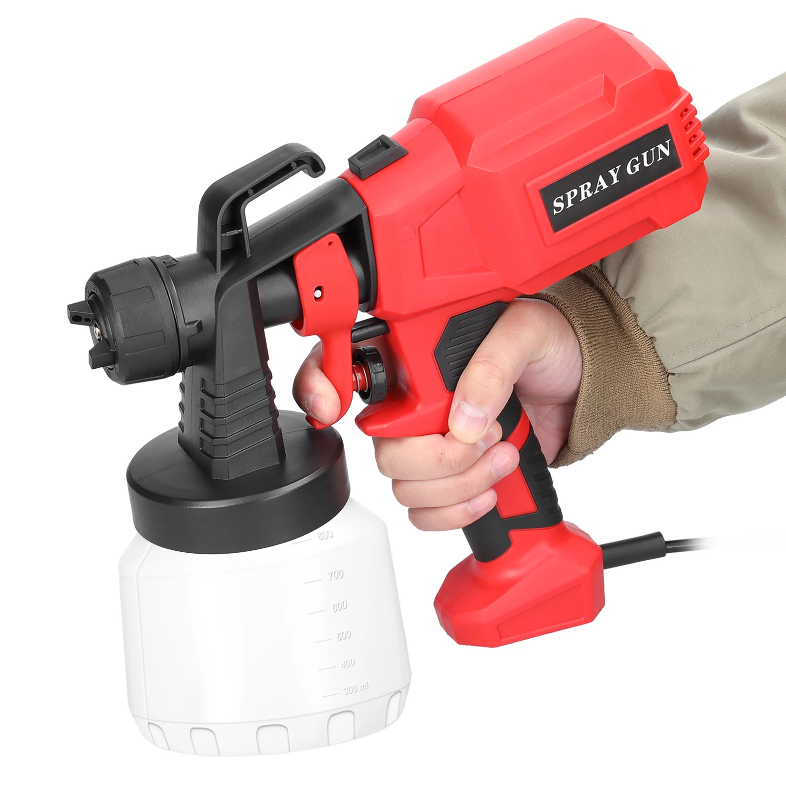Electric Paint Spraying Machine 800ml Large Capacity Paint Bottle ...