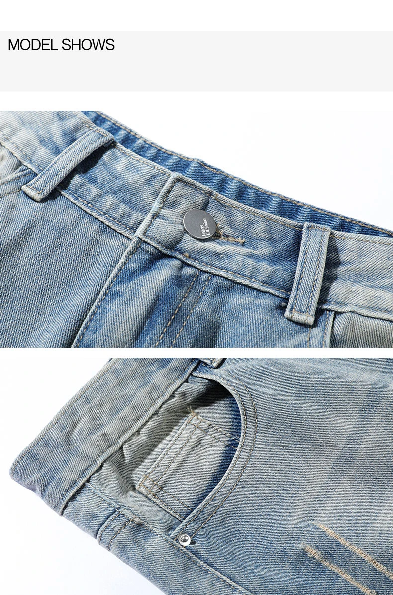PlatiNum vintage jeans model wearing