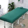 Thickened Beauty Salon Massage Bed Fitted Sheet With Open hole Beauty Bedspread Massage Table Sheet 5