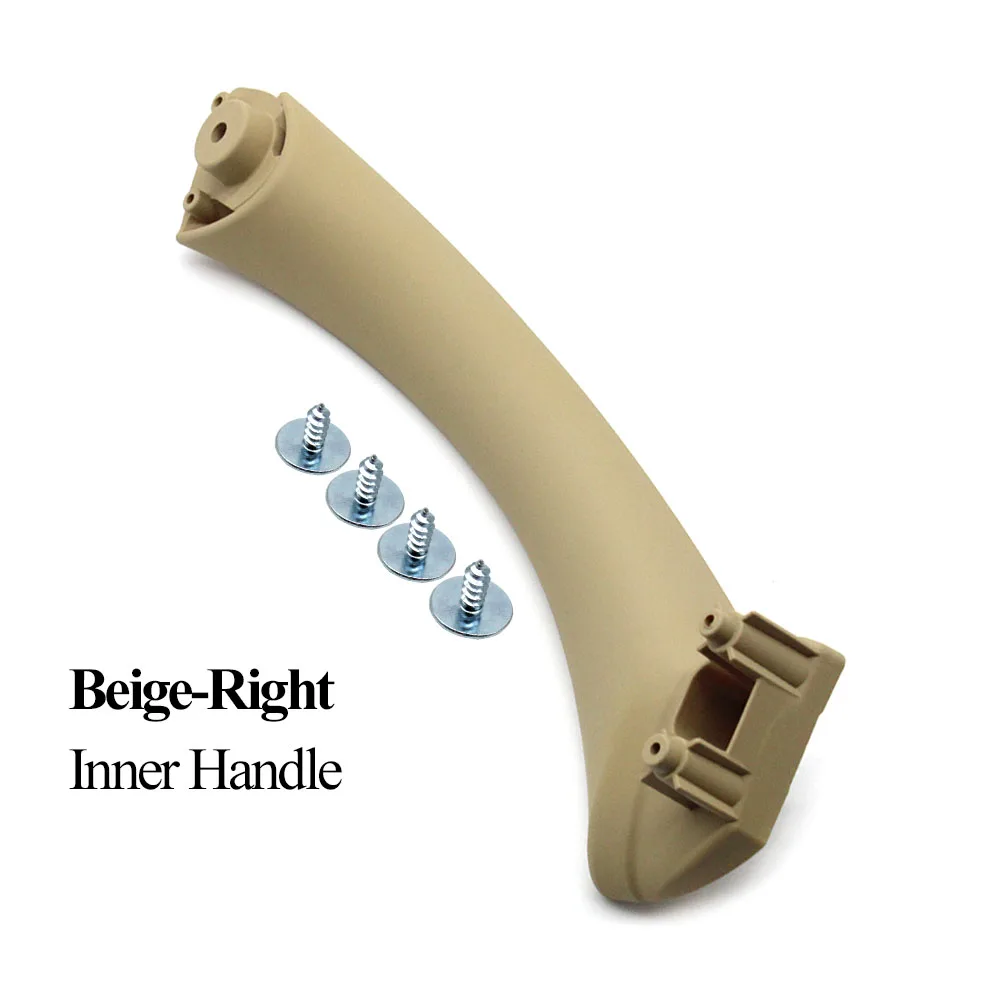 Black Beige Car Interior Door Handle Panel Pull Trim Cover