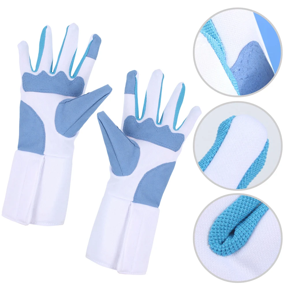 Fencing Training Gloves Adult Children Non-slip Gloves Foil Epee Training Protection Fencing Equipment