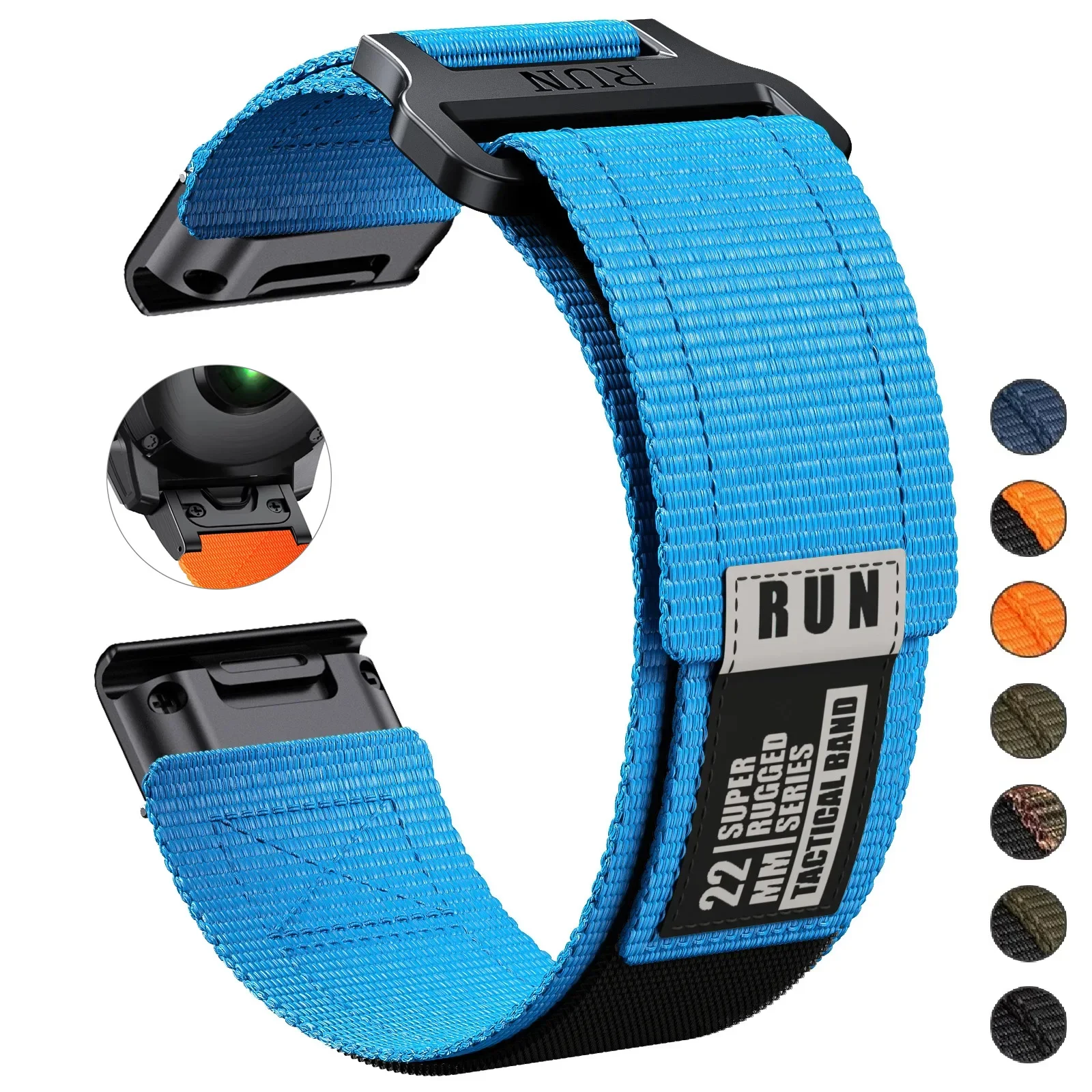 QuickFit Durable Replacement Bracelet Strap in Various Widths