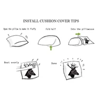 Gentleman Bear  Printing Throw Pillow Cover Throw Anime Comfort Soft Office Wedding Bedroom Cushion Pillows not include One Side 2