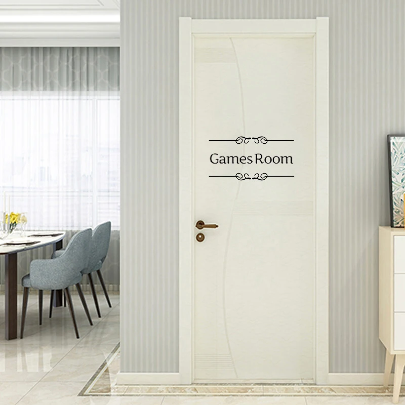 Funny Entrance Sign Wall Sticker Kitchen Bathroom Bedroom Laundry Garage Cellar Toilet Door Decoration Vinyl Art Diy Home Decal wall stickers kitchen wall sticker