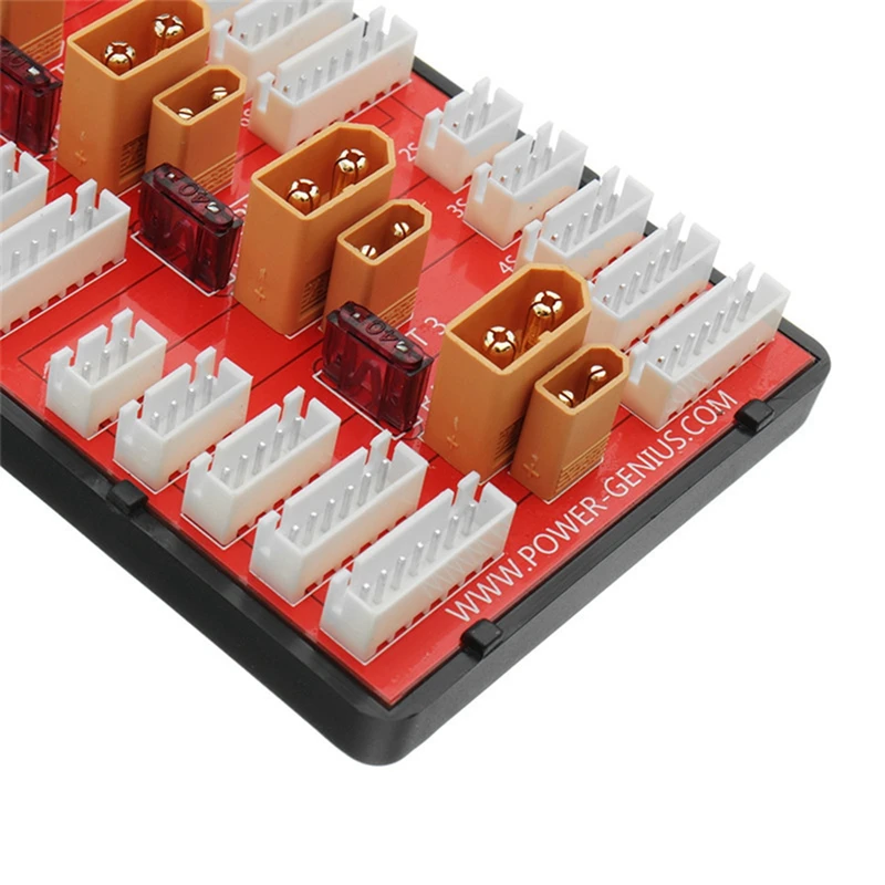 병렬 충전 보드 플라스틱 지원, RC 모델 멀티콥터 부품용, 2-6S Lipo 배터리, 2-in-1 XT30 XT60, 4 팩, 1 개