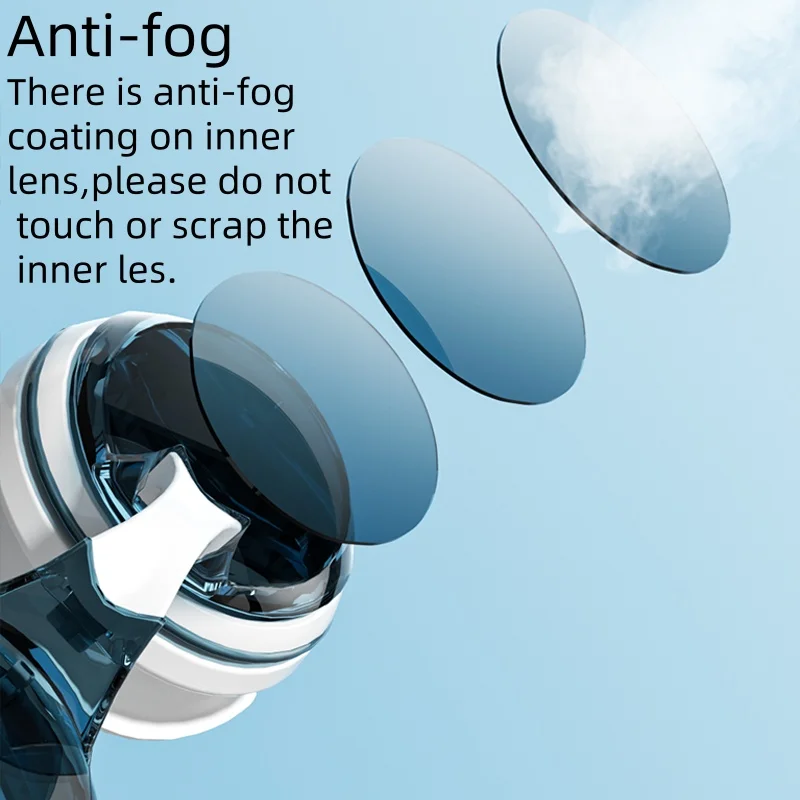 New Arrival Swimming Goggles Waterproof Anti-Fog High Definition Professional Adult Swim Goggles for Men Women 3
