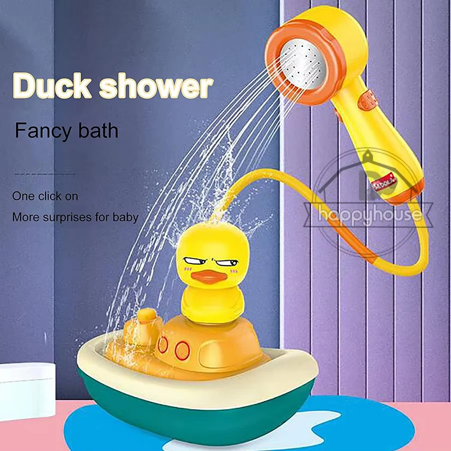 Baby Bath Toys for Kids Spray Water Bath Toys Electric Duck Baby Shower Water Toys Ball Bathroom Baby Toy Bathtub Toys Water Toy 2