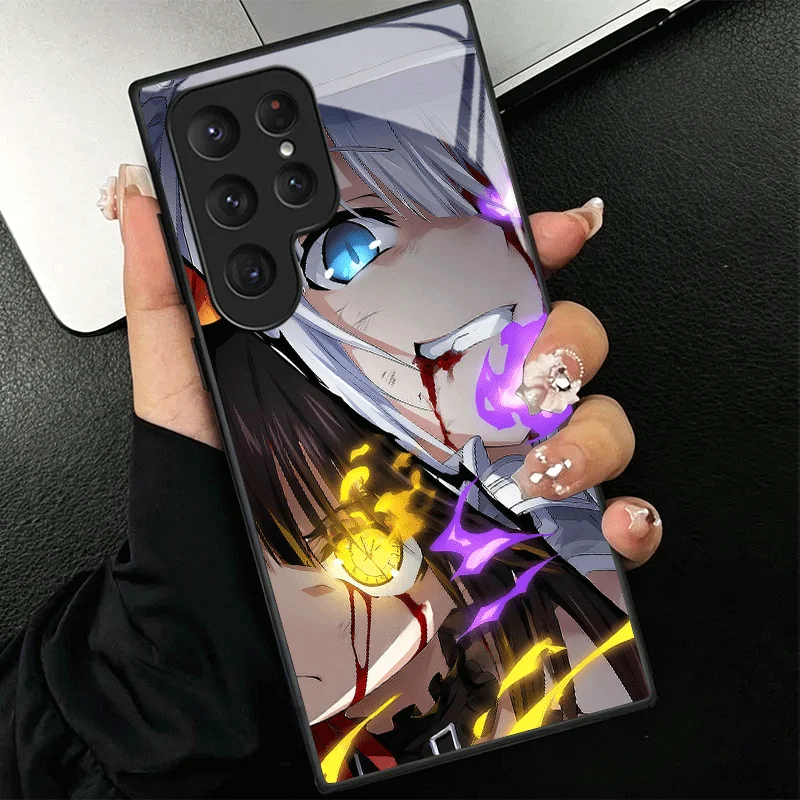 Date A Live Tokisaki Kurumi Shockproof Glass Phone Case - Stylish and Durable Protective Cover