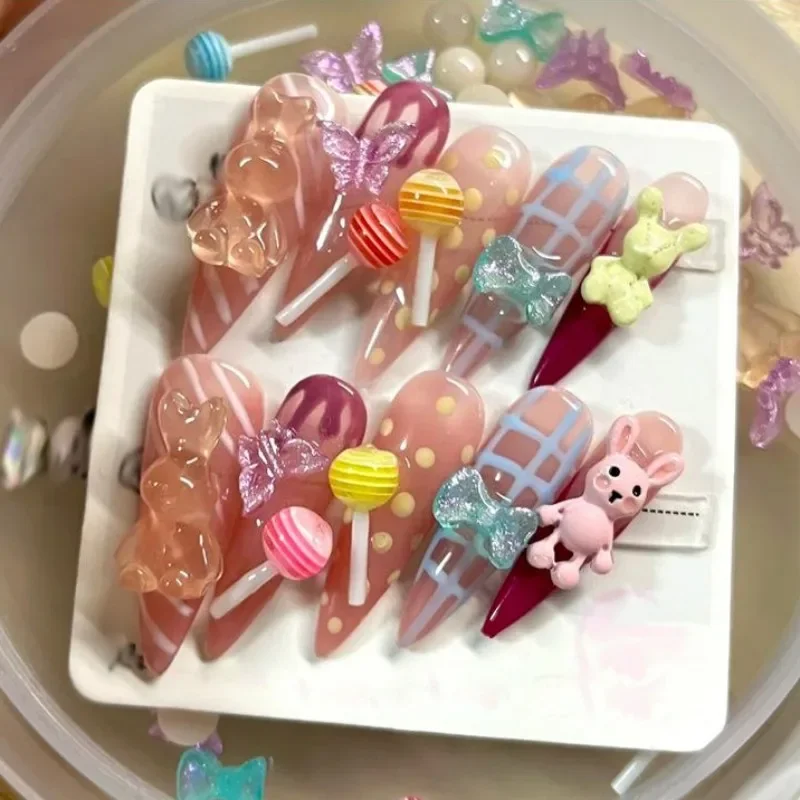 20 個カラフルなかわいいロリポップデザインネイルアート