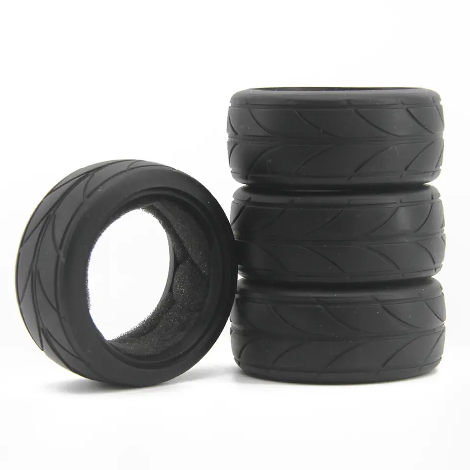 1.9 Inch 65mm Wheel Tyres Tires 12mm Hex Blue Rim Durable Rubber for 1/10 1/12 1/14 RC Car Racing Competitable Wltoys 144001 image 8