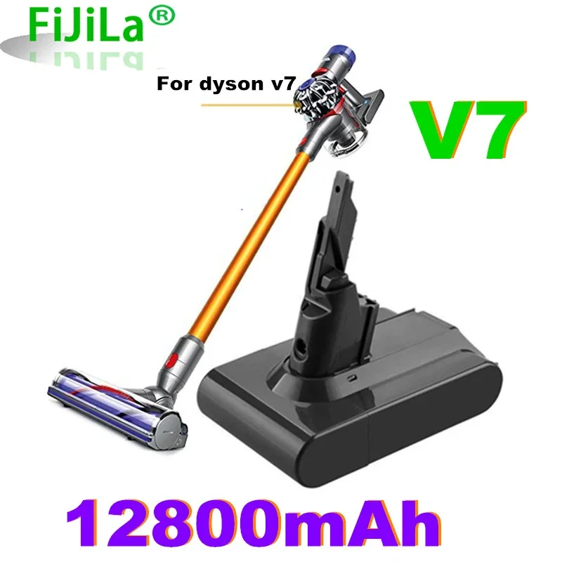 

100% Original 12800mAh Li-ion V7 12.8Ah Batteries For Dyson V7 Absolute V7 Vacuum Cleaner Replacement Power Tools Battery
