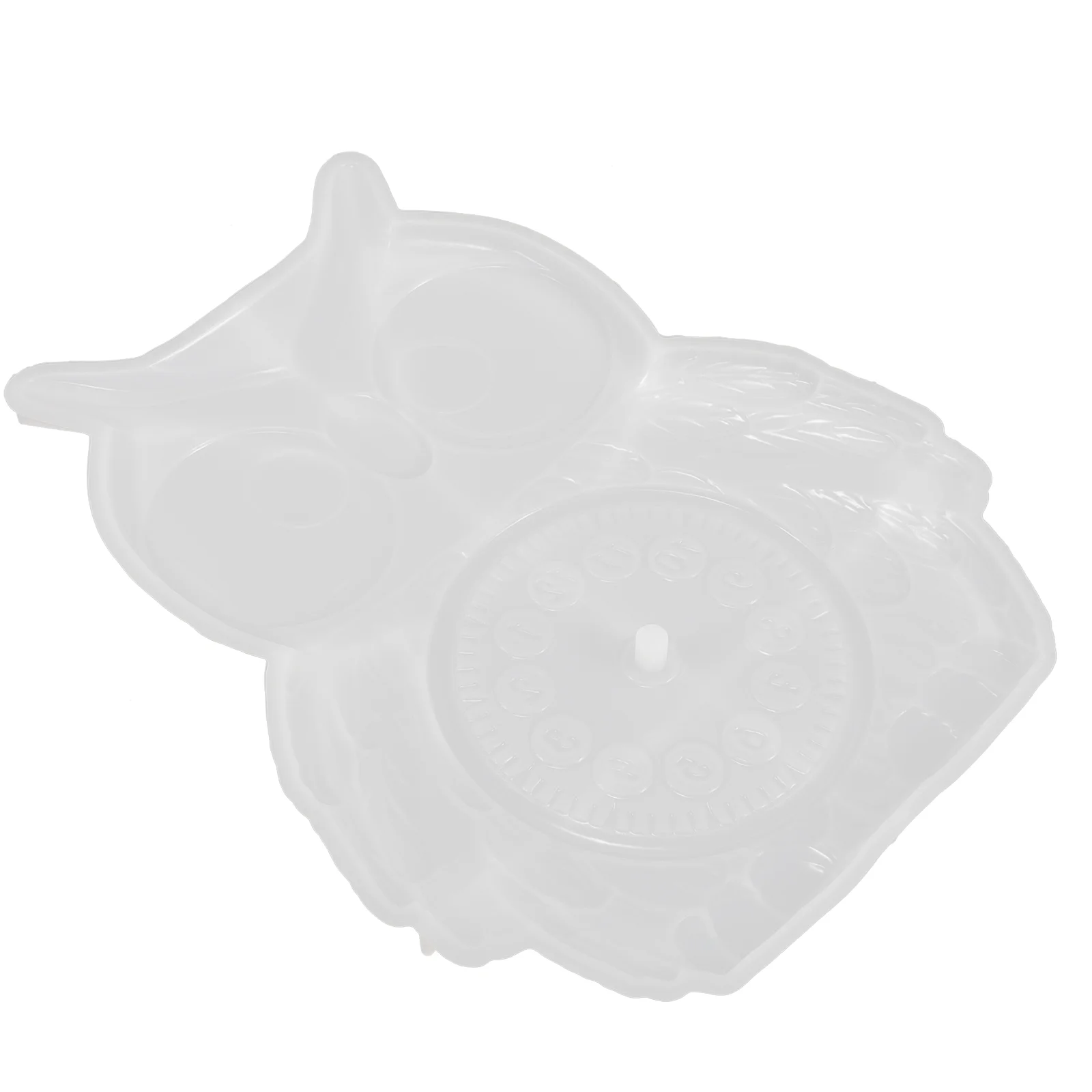 

Owl Clock Wall Decor Casting Mold Silicone Owl Clock Wall Mold Crafts Making Mold for DIY