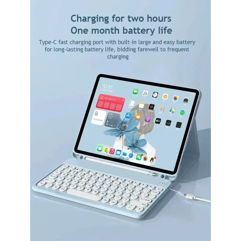 Premium Bluetooth Keyboard Case for Galaxy Tablets, 10.9 and 11